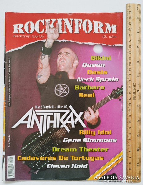 Rockinform magazin #131 2005 Anthrax Billy Idol Seal Dream Theater Barbaro Machine Mouse Knopfler