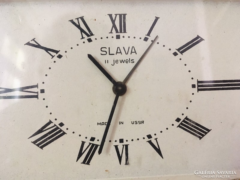 Slava table clock / fireplace clock