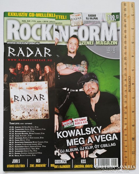 Rockinform magazine 10/7 kowalsky iron maiden neo radar danzig joystix helmet godsmack volbeat