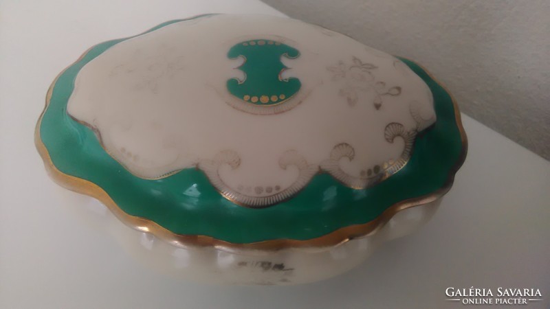 Antique ludwigsburg porcelain jewelry holder from the 20s
