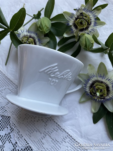 Melitta smaller size porcelain coffee filter