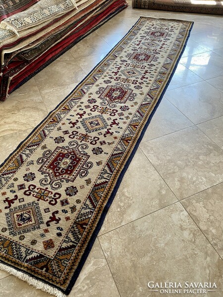 Turkish Kazakh patina carpet 370x80