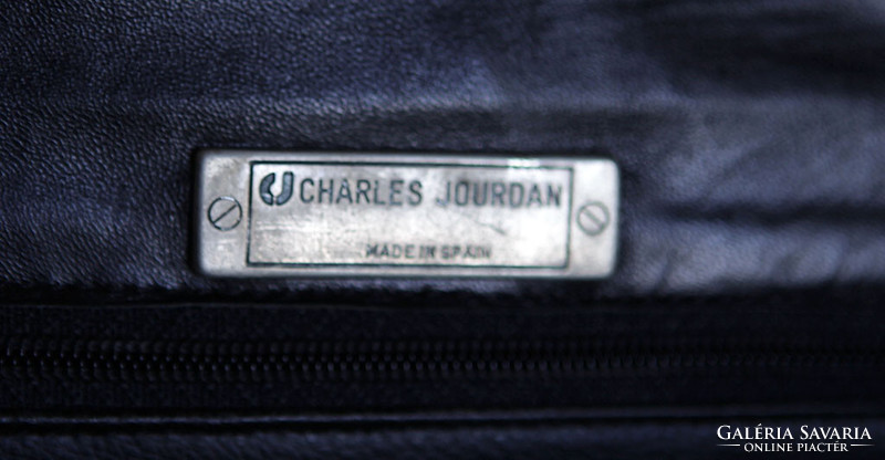 Retro estélyi táska, kígyóbőr díszítéssel - Charles Jourdan