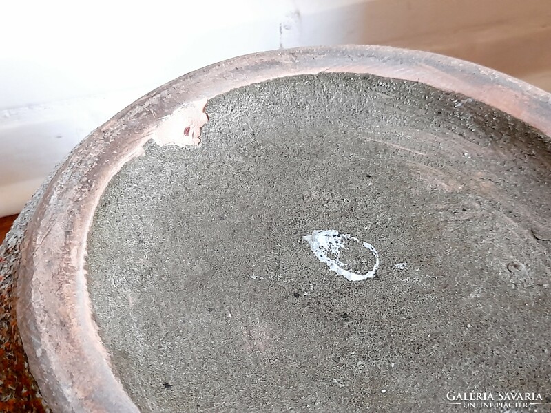 Pesthidegkút huge ceramic bowl, Astoria, 26x26x20 cm