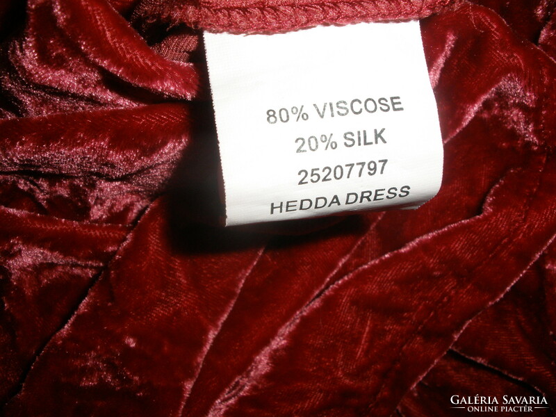 Silk, silk - velvet dress tara collection