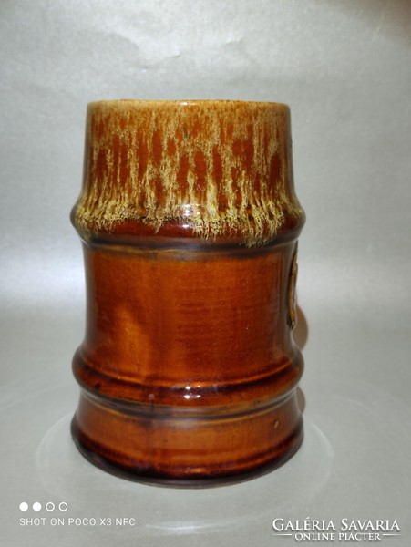 Zsolnay jar pyrogranite ceramic bird