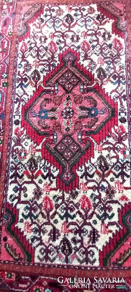 Hand-knotted Iranian afshar rug is negotiable