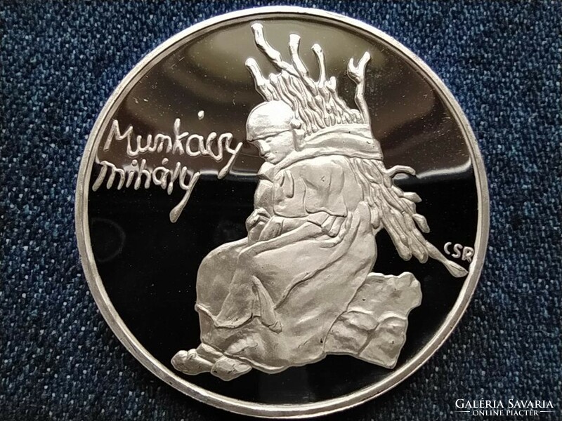 Munkácsy Mihály .640 ezüst 200 Forint 1976 BP PP (id62656)