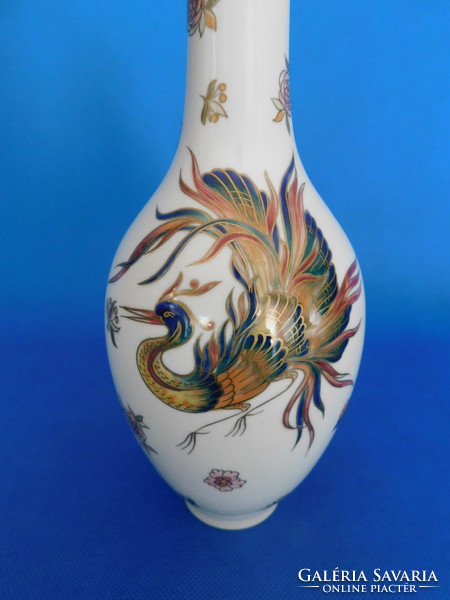 Zsolnay phoenix pattern vase