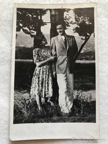Antique, old romantic photo postcard -6.