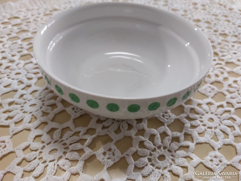 Alföldi, porcelain bowl with green dots