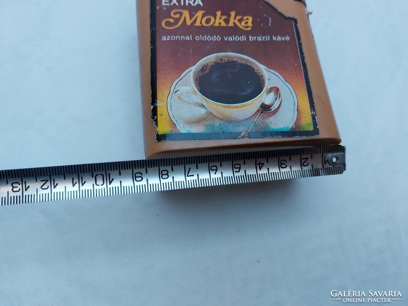 Régi kávés doboz Extra Mokka retro csomagolás