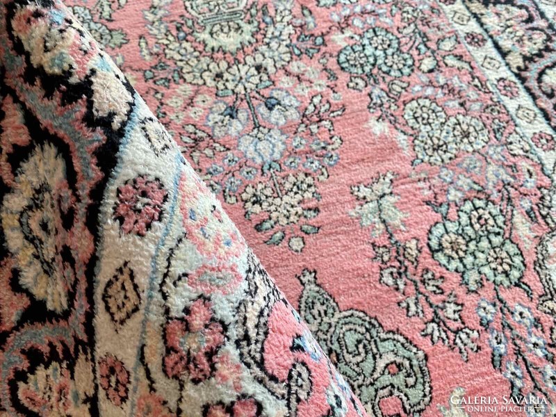 Vintage selyem perzsaszőnyeg 146x91cm