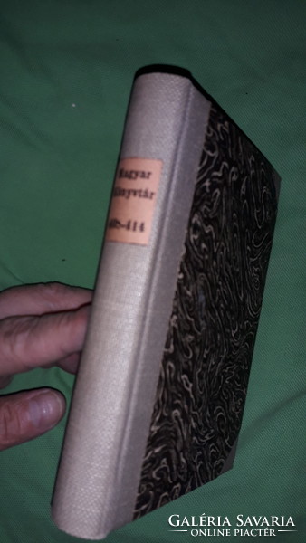 1905. Lampel - MAGYAR KÖNYVTÁR 408 - 414. szám EGYBEKÖTVE a 6 db antik könyv a képek szerint