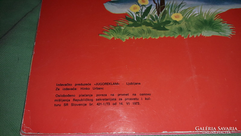 1966. Brothers Grimm: Cinderella picture storybook according to the pictures jugoreklam 2.