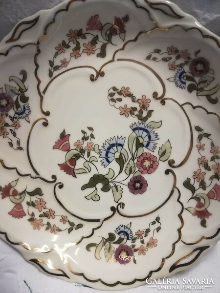 Zsolnay porcelán desszertes tányér