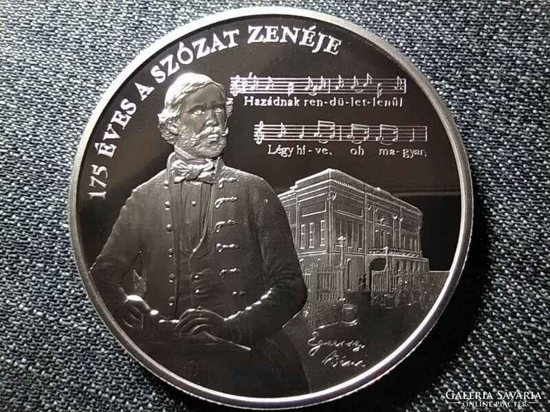 175 Years of the Music of the Word .925 Silver HUF 20,000 2018 bp pp (id41988)
