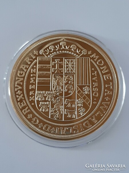 II. Ulászló arany veretű guldiner érme 1506  arannyal bevont után verete kapszulában Certificat