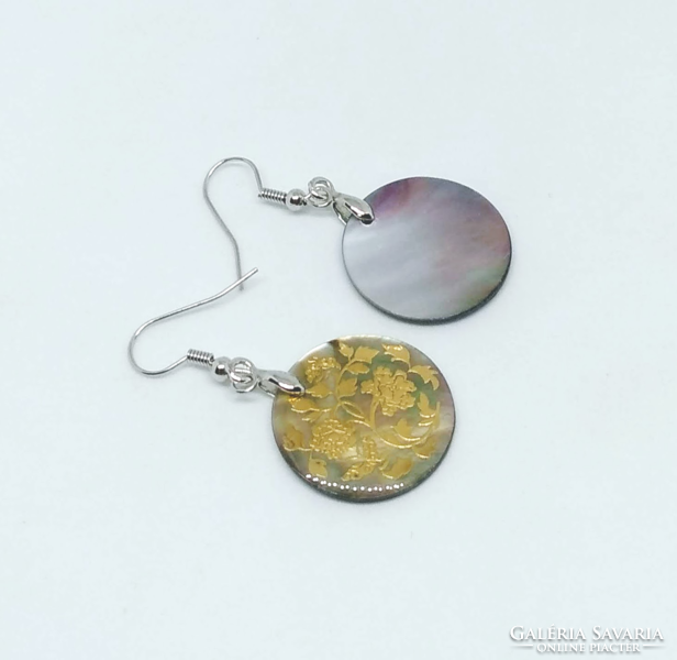 Shell mother-of-pearl earrings