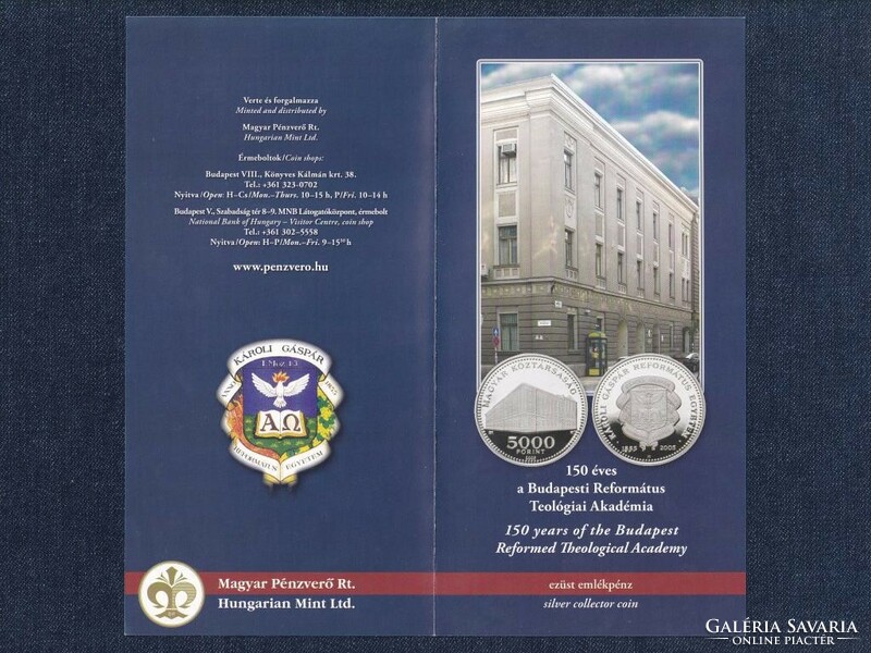 150 Years of the Budapest Reformed Theological Academy 2005 brochure (id77833)