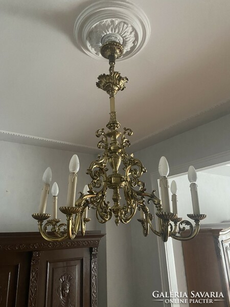 Beautiful eight-arm chandelier