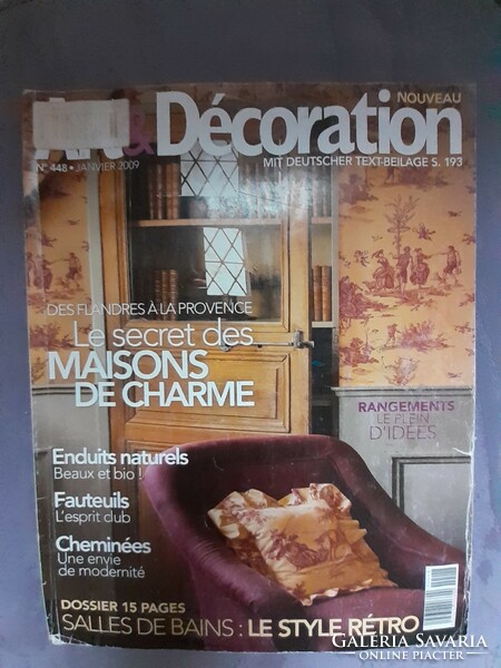 ÚJSÁG - Art & Décoration lakberendezési magazin 448   - 2009  január