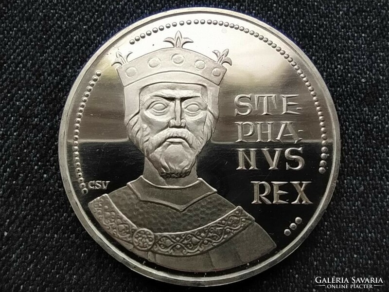 1000 éve született Szent István .640 ezüst 100 Forint 1972 BP PP (id62793)