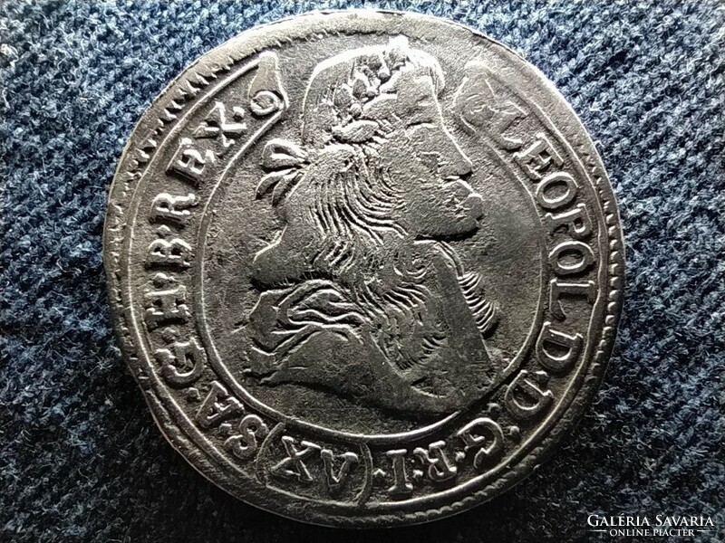 I. Lipót (1657-1705) ezüst 15 Krajcár (1677-1686) 1679 KB (id57022)