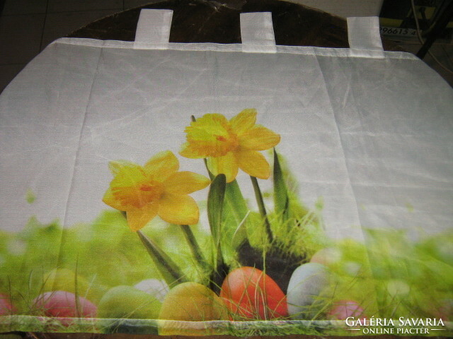 Beautiful vintage daffodil colored stained glass curtain