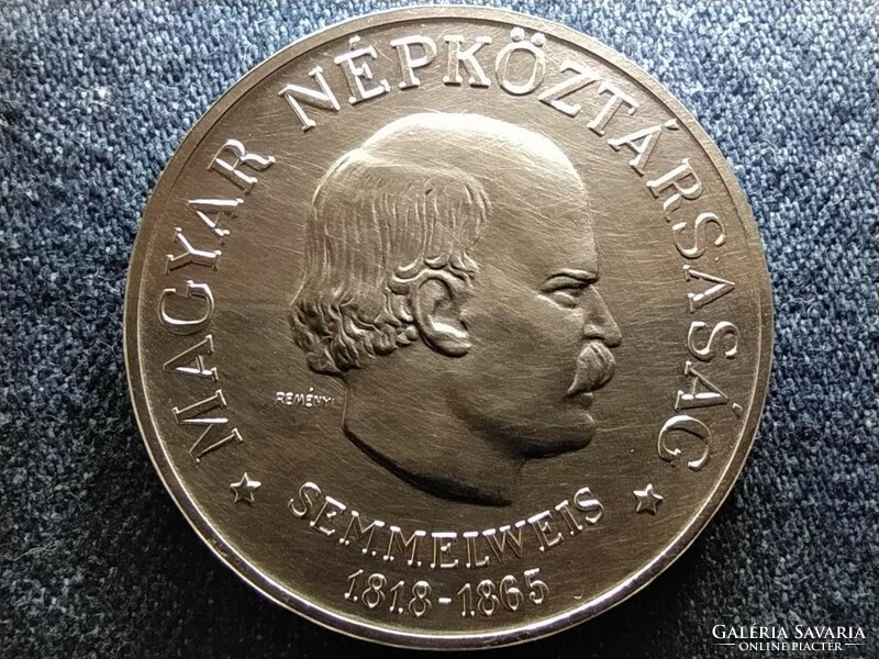 Semmelweis Ignác emlékérme-sorozat ezüst 100 Forint 1968 BP BU (id62829)