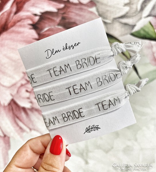 Team bride bracelets for bachelorette parties - 3 pcs