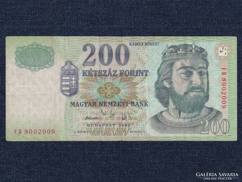Harmadik Magyar Köztársaság (1989-napjainkig) 200 Forint bankjegy 2006 (id16269)