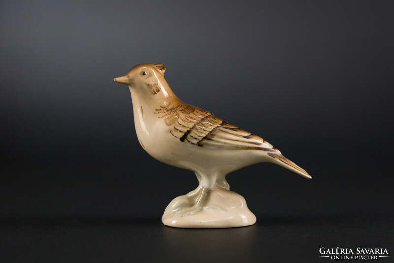 Royal dux porcelain sparrowhawk, bird, marked, numbered, triangular.