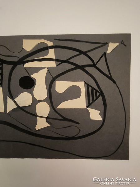 Tamás Lossonczy - abstract picture 1962.