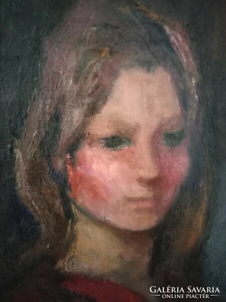 Margit Graber - female, oil portrait