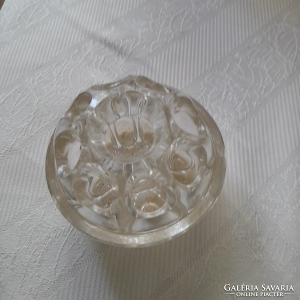 French glass pencil holder