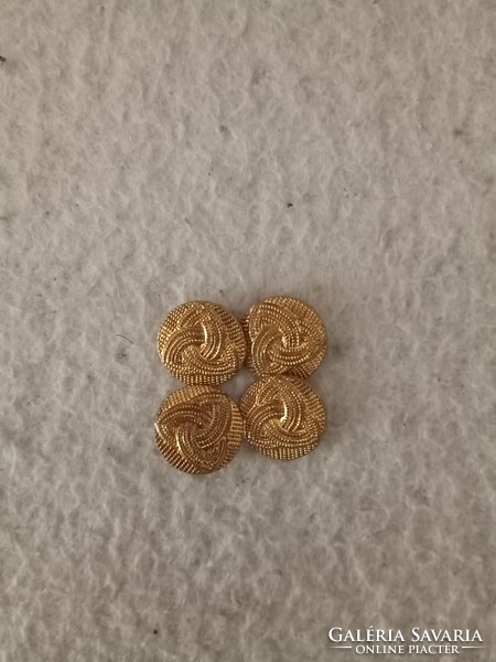 Old metal buttons 4 pcs