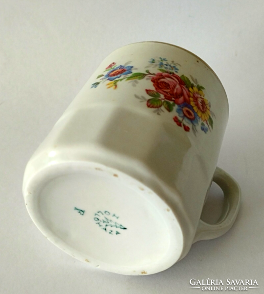 Beautiful old Hólloháza porcelain nostalgia mug