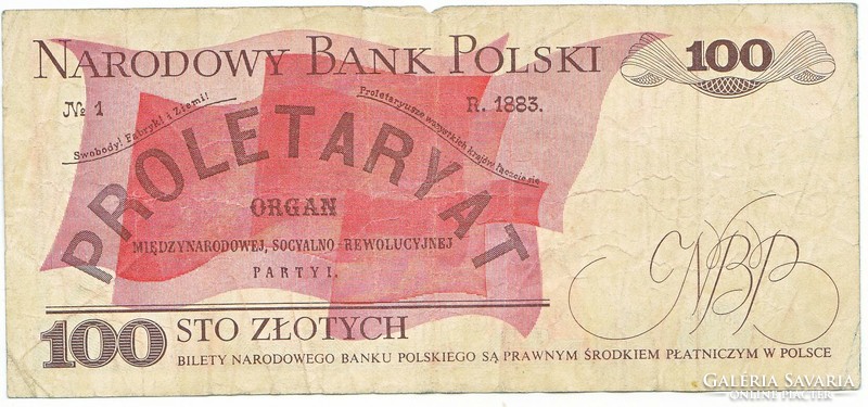 Poland 100 zlotys 1979 fa