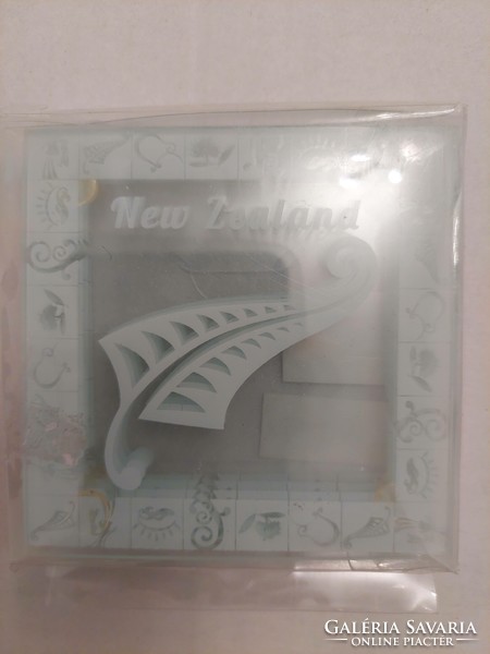 New Zealand Silver Fern Pattern Glass Coasters New Coasters (Even Free Shipping)