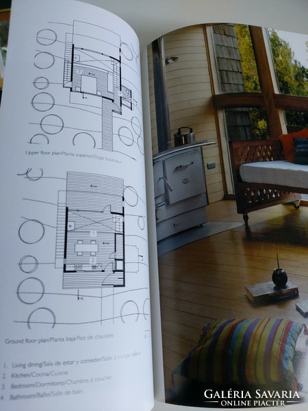 Book and album in English about the layout of small spaces with lots of beautiful pictures and floor plans