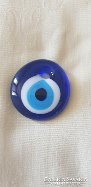 Protective eye handmade glass pendant, amulet
