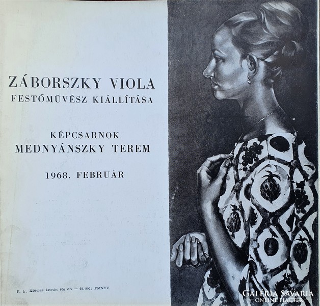Záborszky viola / tulip still life