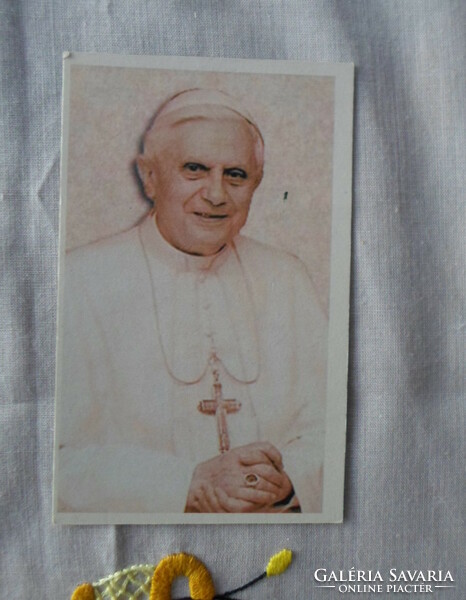 Old religious image 2.: Xvi. Pope Benedict