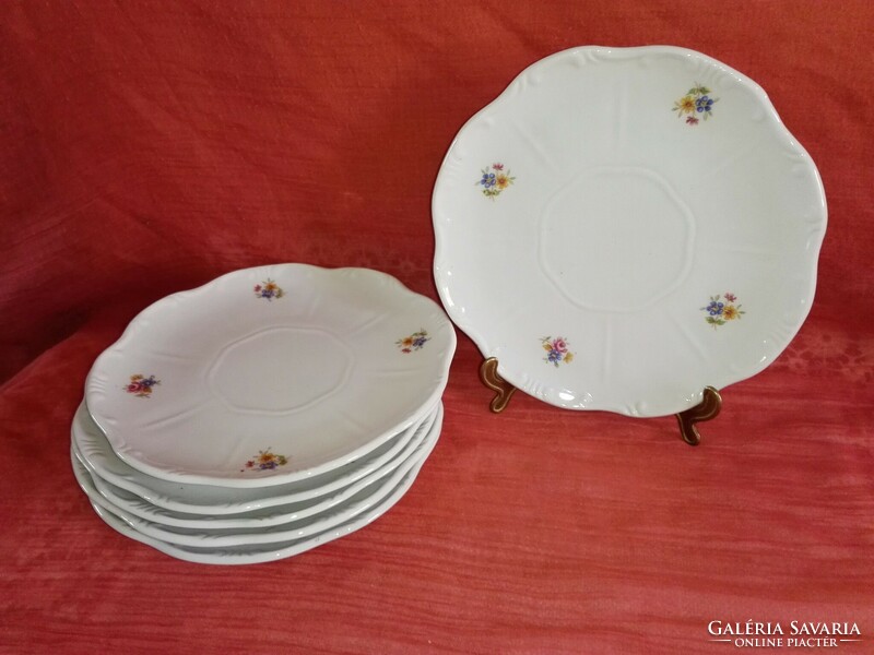 Zsolnay cookie plate. 6 Pcs.