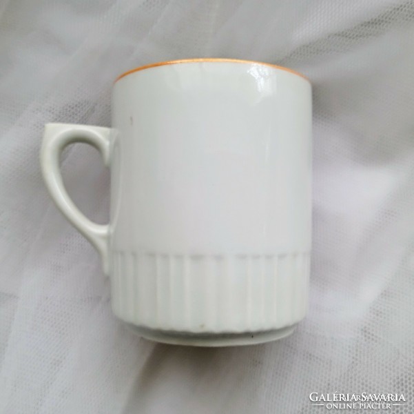 Old Zsolnay snow white mug