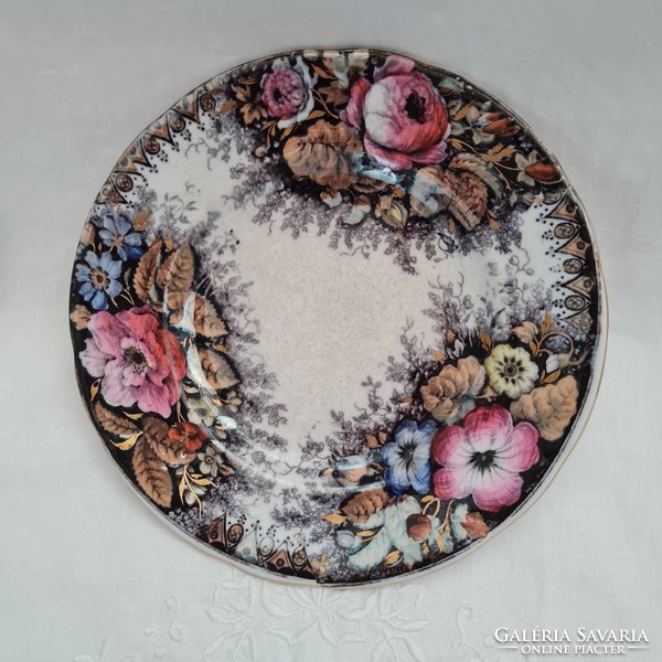 Extremely rare antique earthenware august nowotny althrohlau carlsbad plate, wall plate, decorative plate - 3.