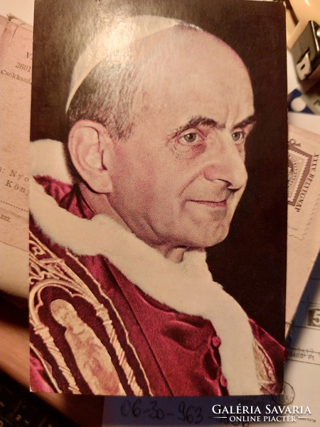 Rare! Life magazine 1965. And vi. Pope Paul on postcard, with original stamp, Vatican stamp