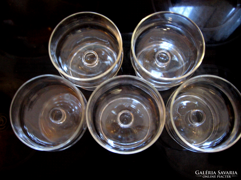 Danish holmegaard cocktail and champagne glasses set of 6