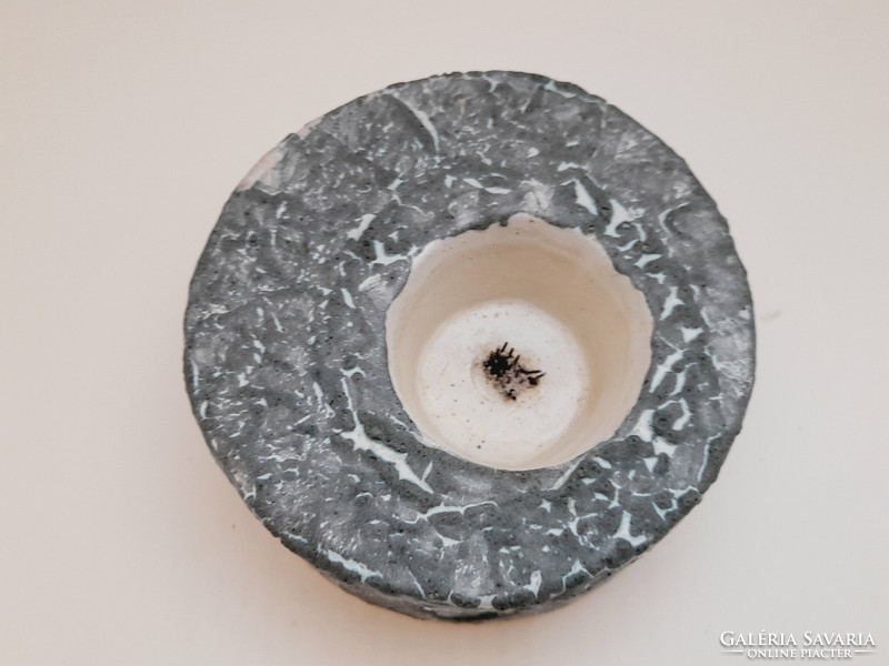 Mihály ceramic ikebana bowl, 15 cm